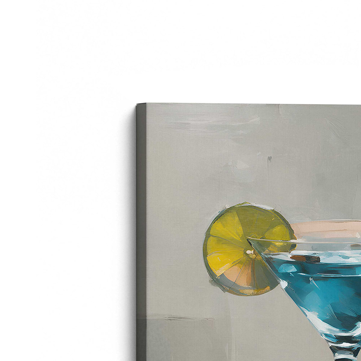 [Color:Stretched Canvas], Picture of the corner of the art