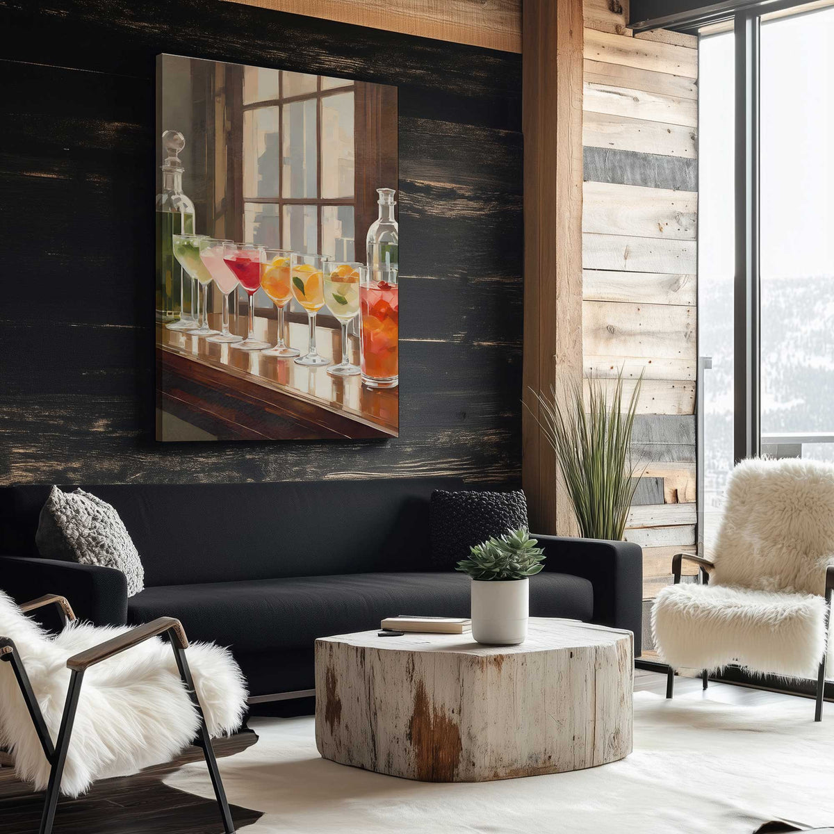 Picture of art in a room