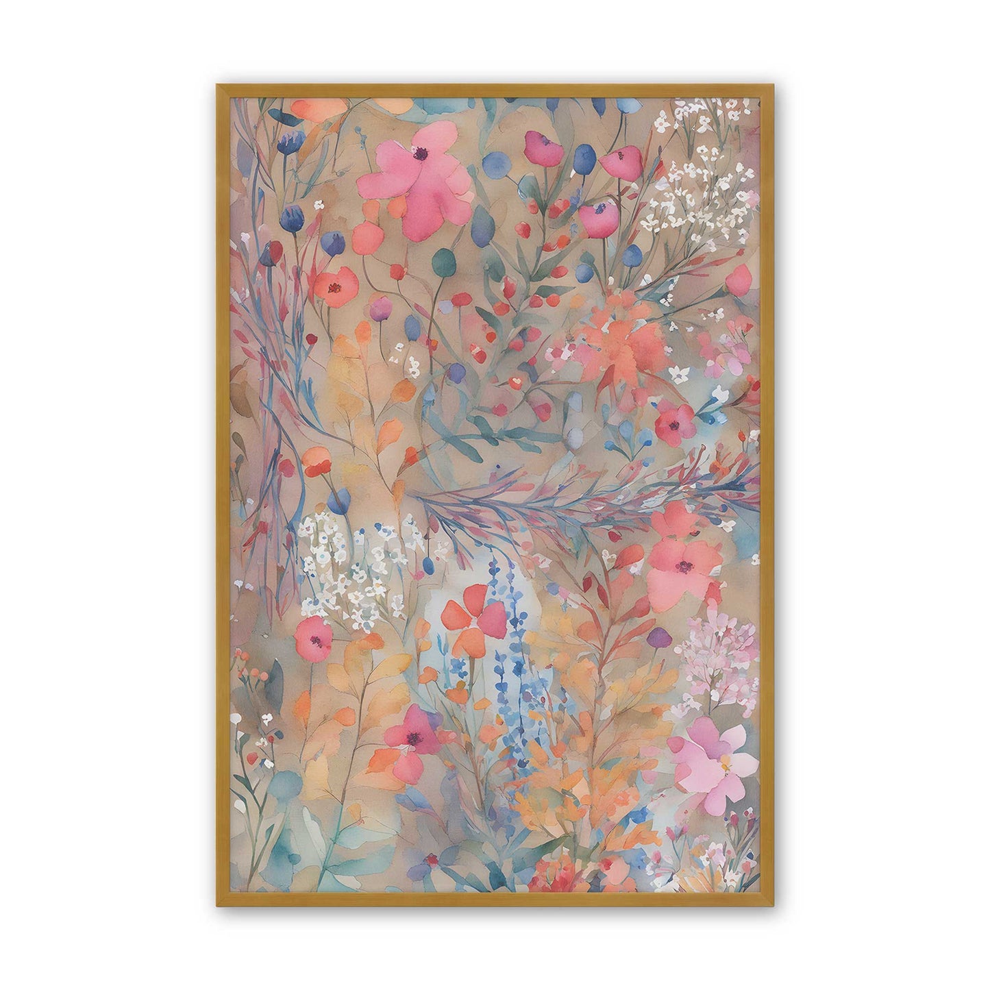 [Color:Polished Gold], Picture of art in a Polished Gold frame