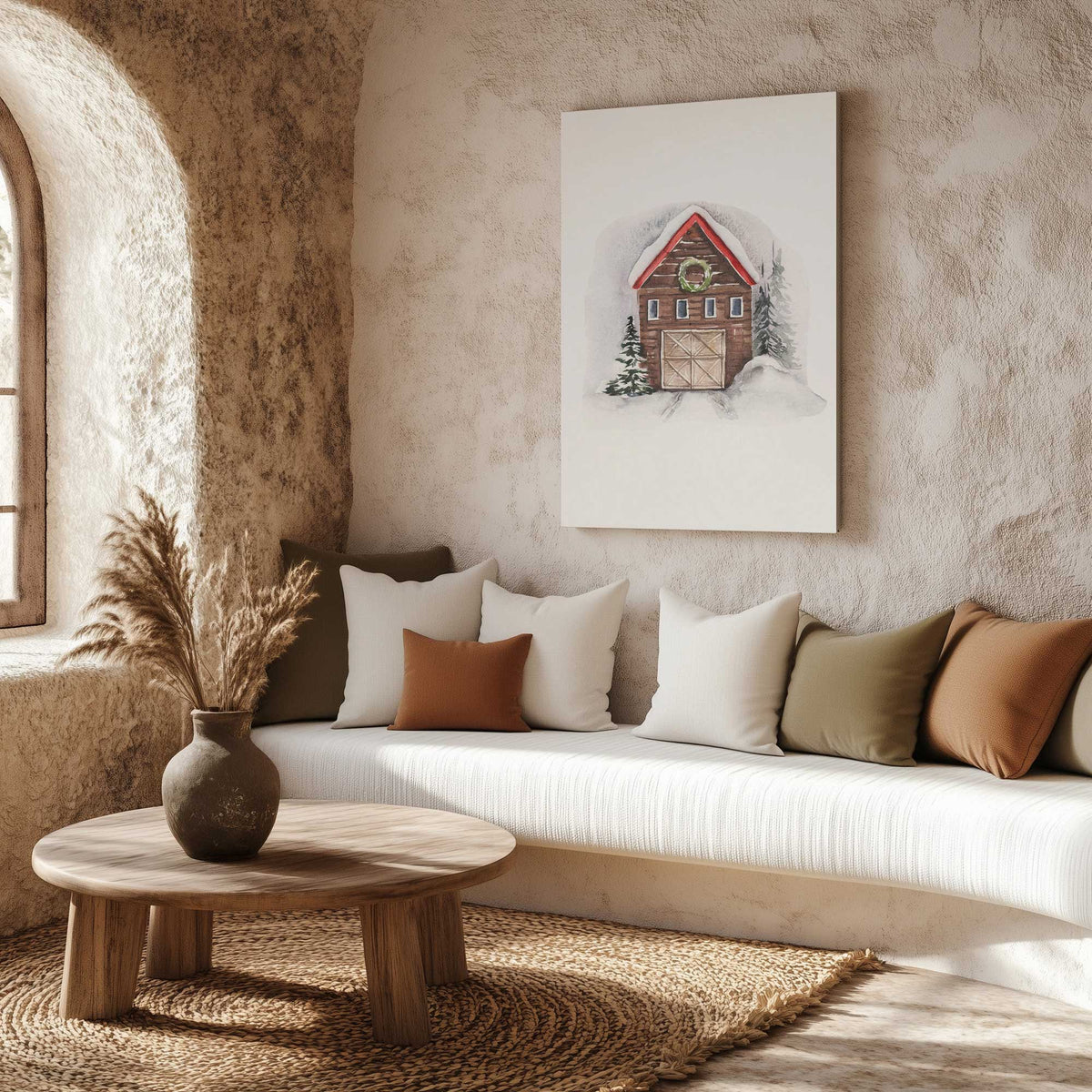 Picture of art in a room