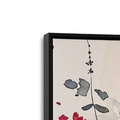 [Color:Satin Black], Picture of art in a Satin Black frame at an angle