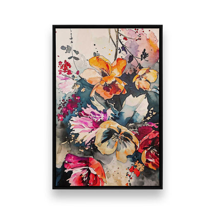 [Color:Satin Black], Picture of art in a Satin Black frame