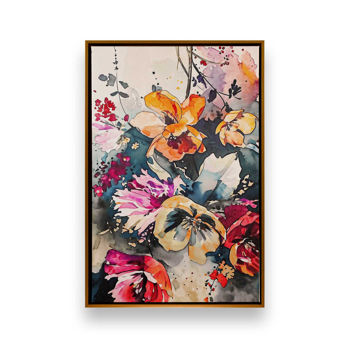 [Color:Polished Gold], Picture of art in a Polished Gold frame