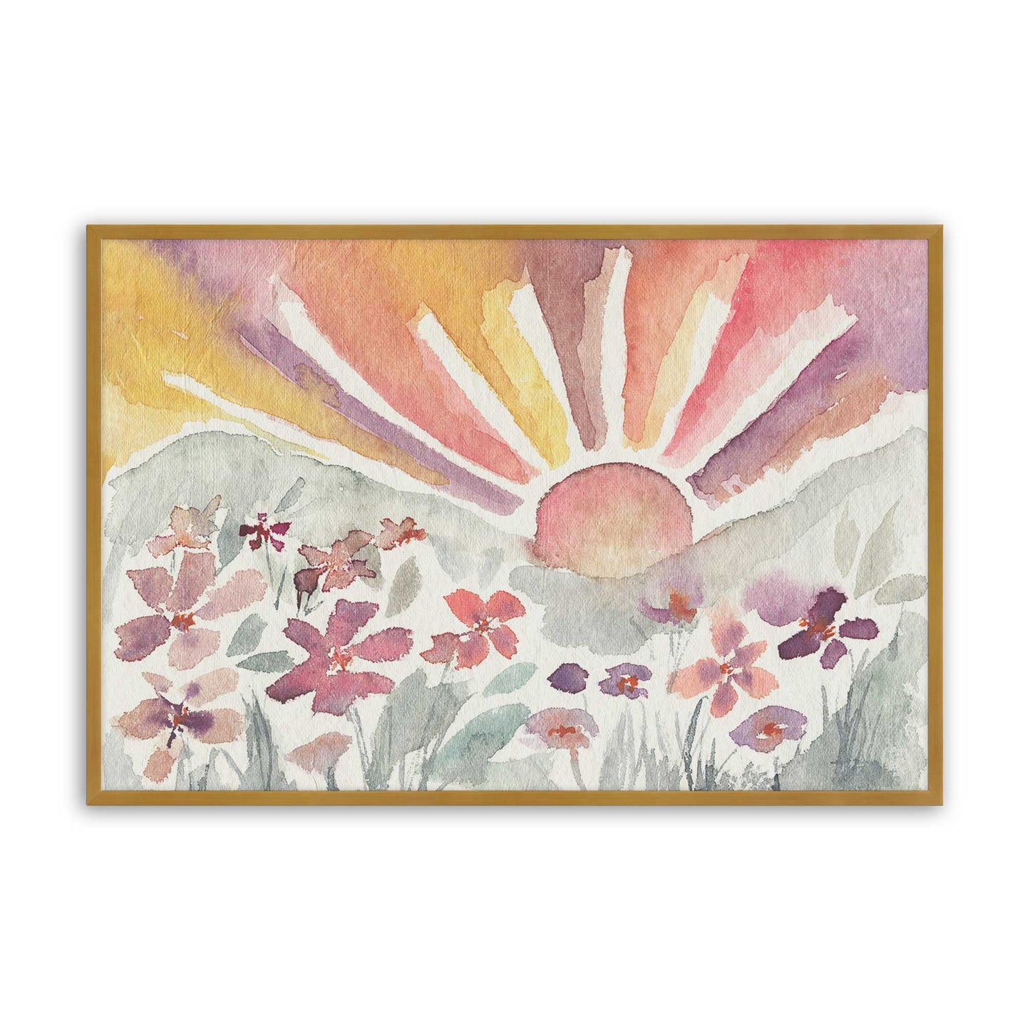 [Color:Polished Gold], Picture of art in a Polished Gold frame