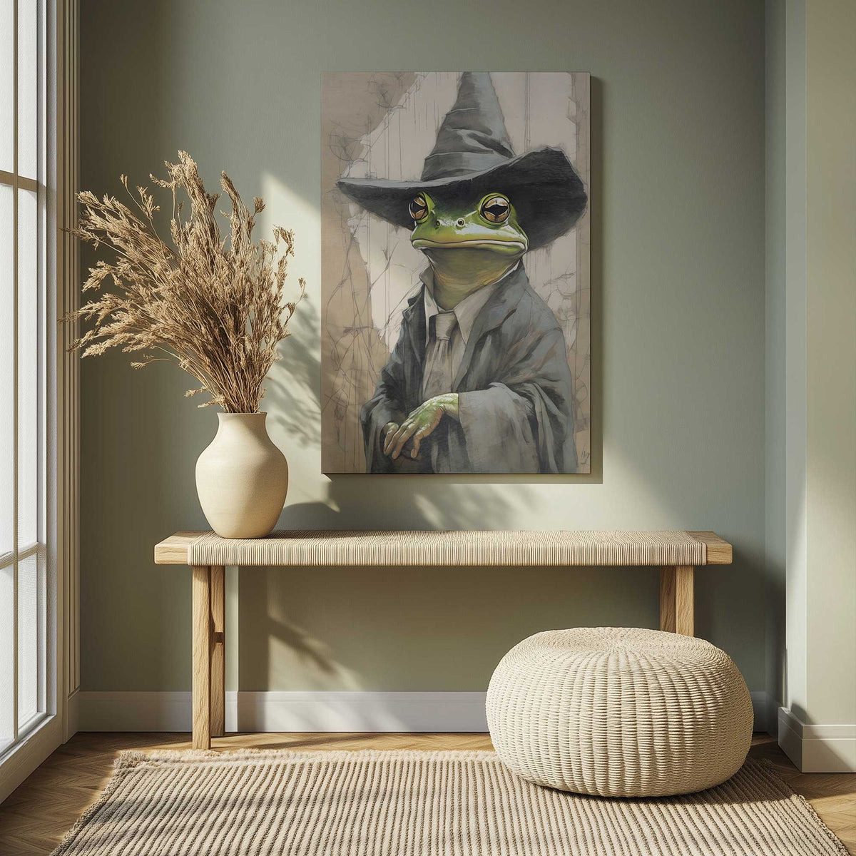 Picture of art in a room