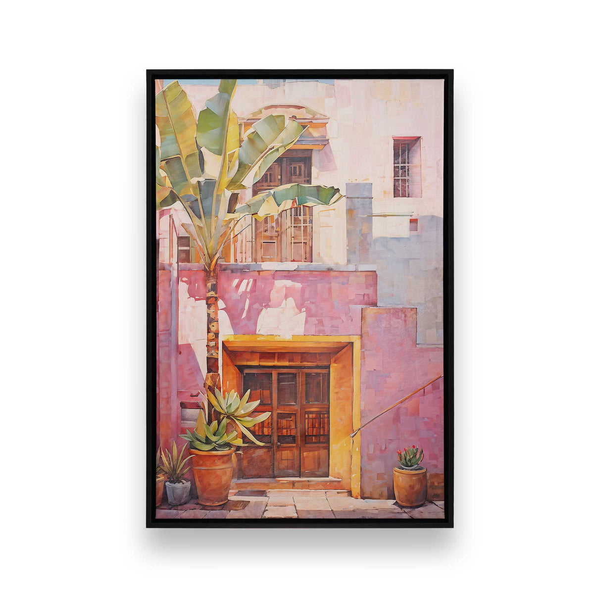 [Color:Satin Black], Picture of art in a Satin Black frame