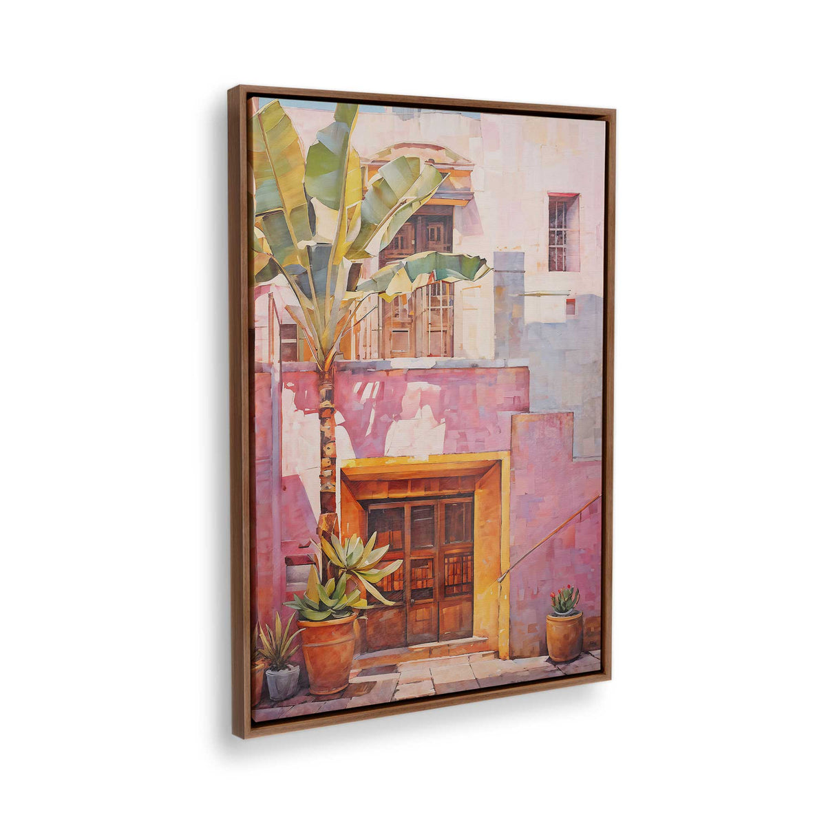 [Color:Walnut], Picture of the corner of the art