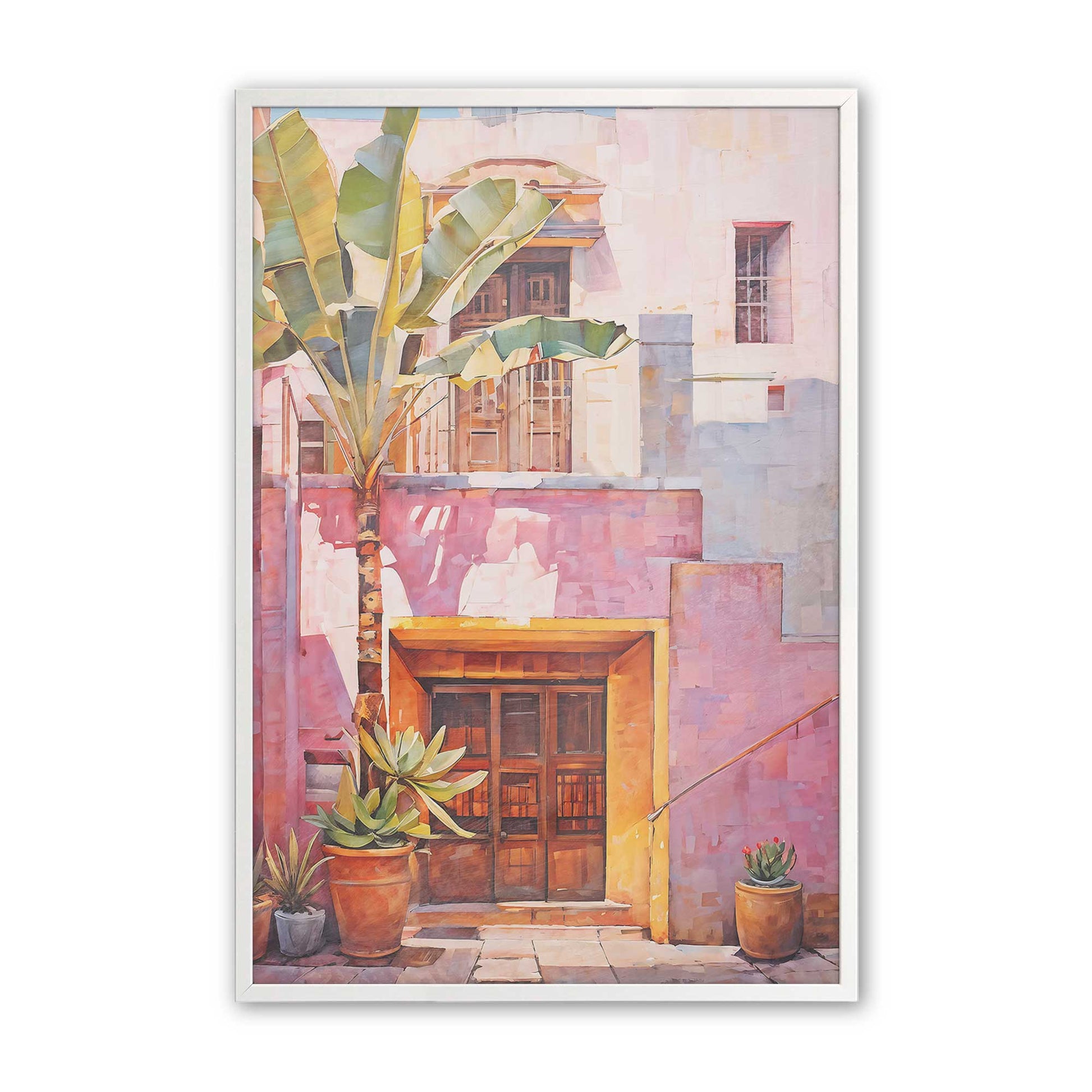 [Color:Opaque White], Picture of art in a Opaque White frame