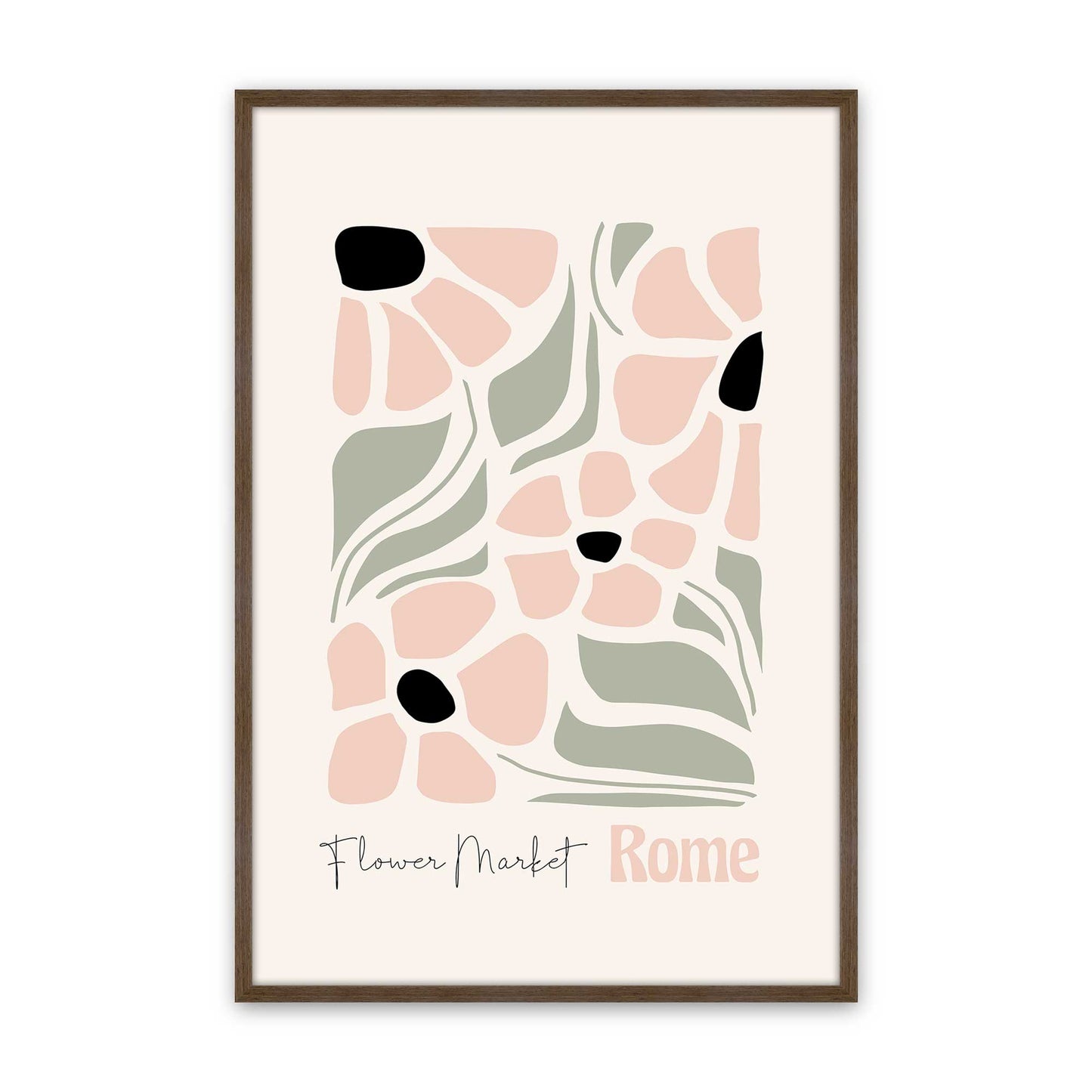 [Color:Walnut], Picture of art in a Walnut frame