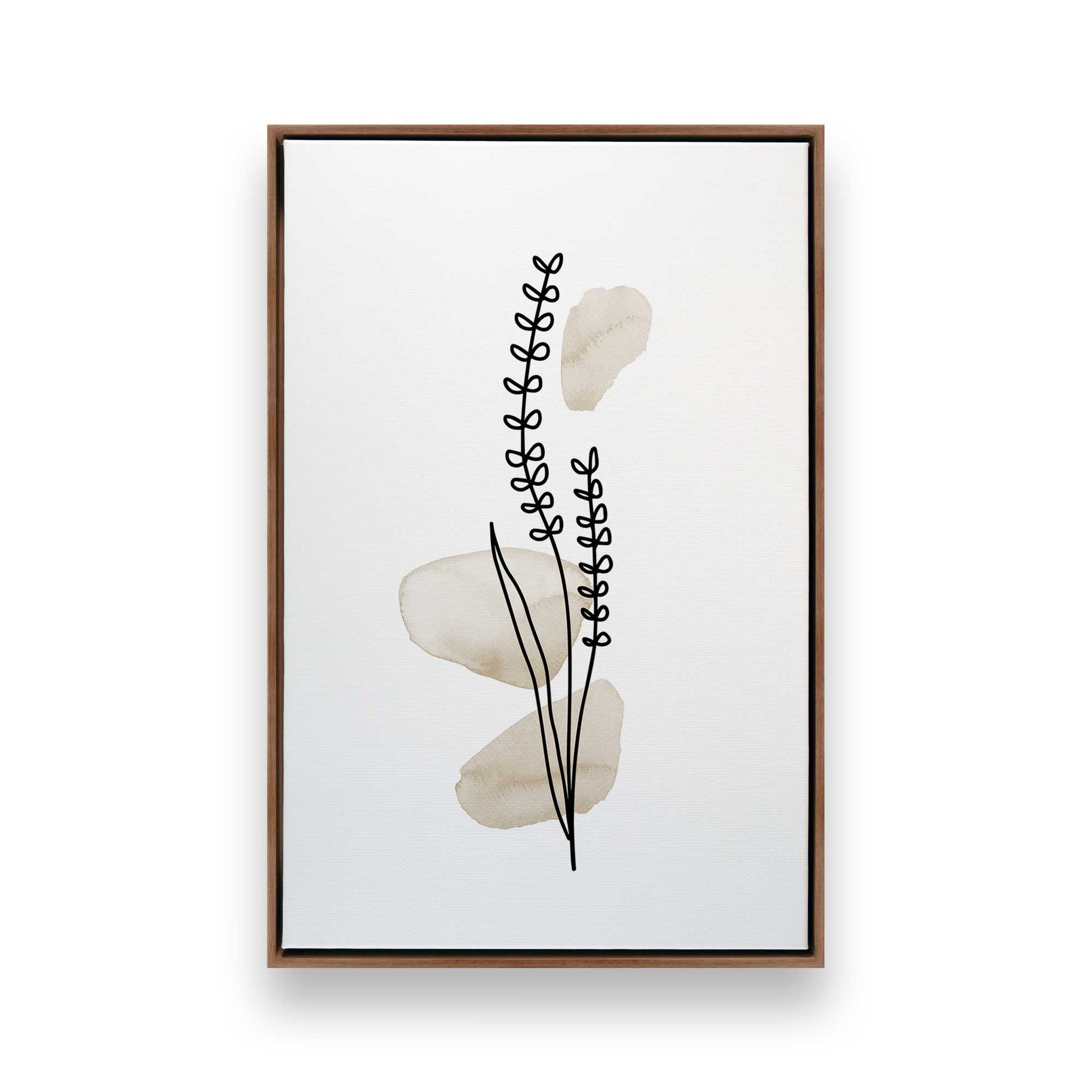 [Color:Walnut], Picture of art in a Walnut frame