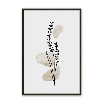 [Color:Satin Black], Picture of art in a Satin Black frame