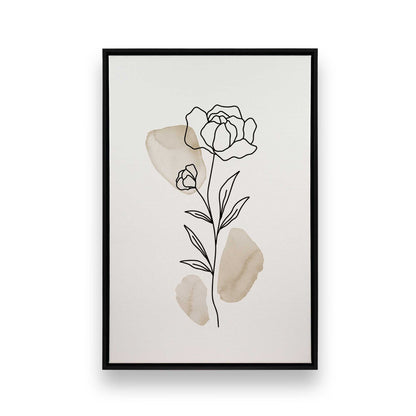 [Color:Satin Black], Picture of art in a Satin Black frame
