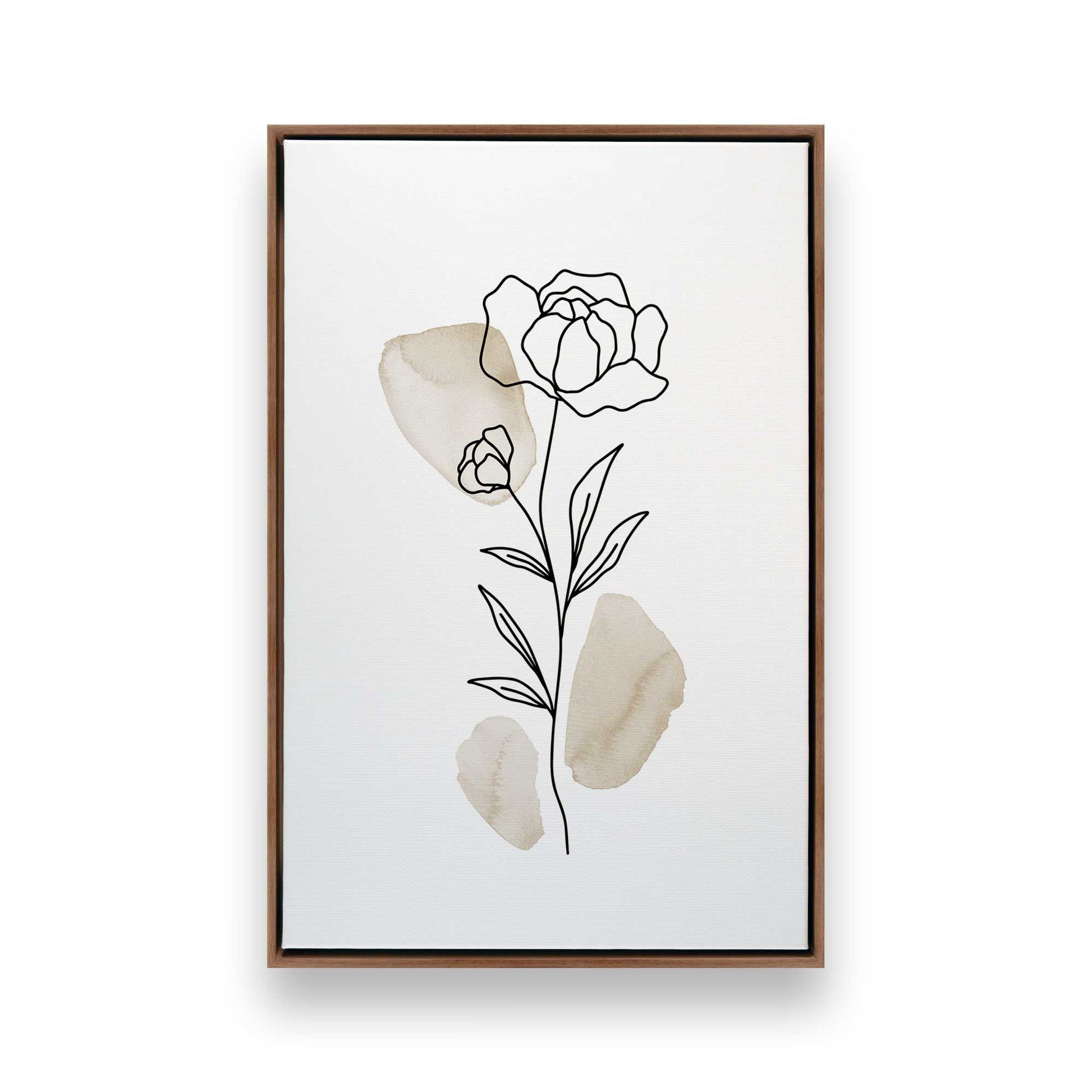 [Color:Walnut], Picture of art in a Walnut frame