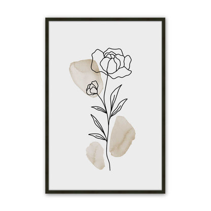 [Color:Satin Black], Picture of art in a Satin Black frame