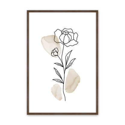 [Color:Walnut], Picture of art in a Walnut frame