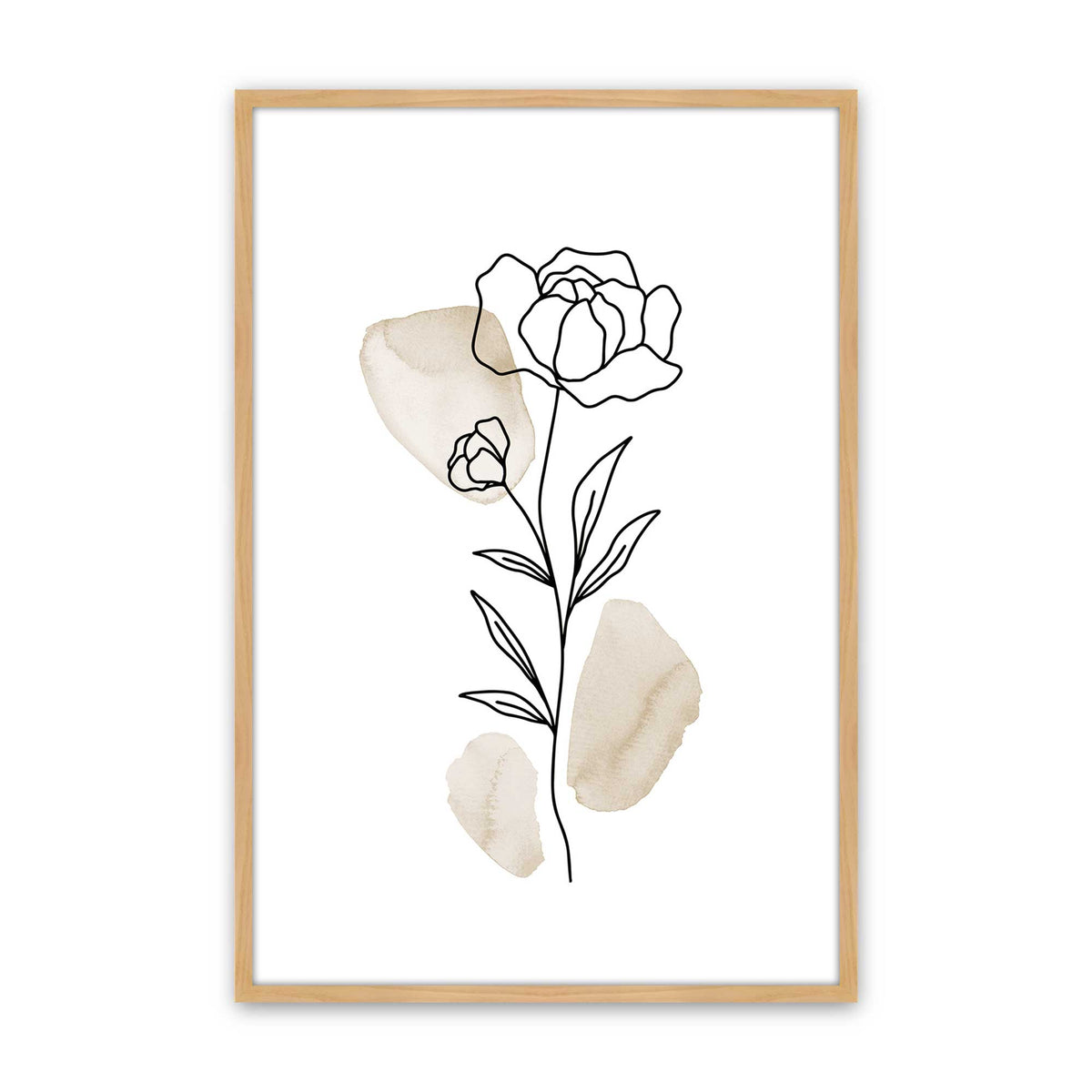 [Color:American Maple], Picture of art in an American Maple frame
