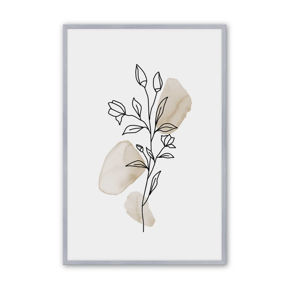 Chill Flower Sketches Set of 3 At Prints
