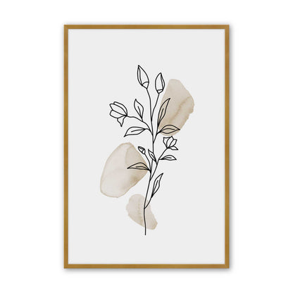 Chill Flower Sketches Set of 3 At Prints