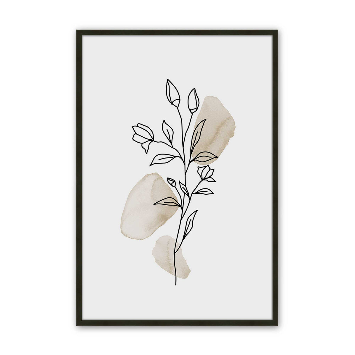 Chill Flower Sketches Set of 3 At Prints