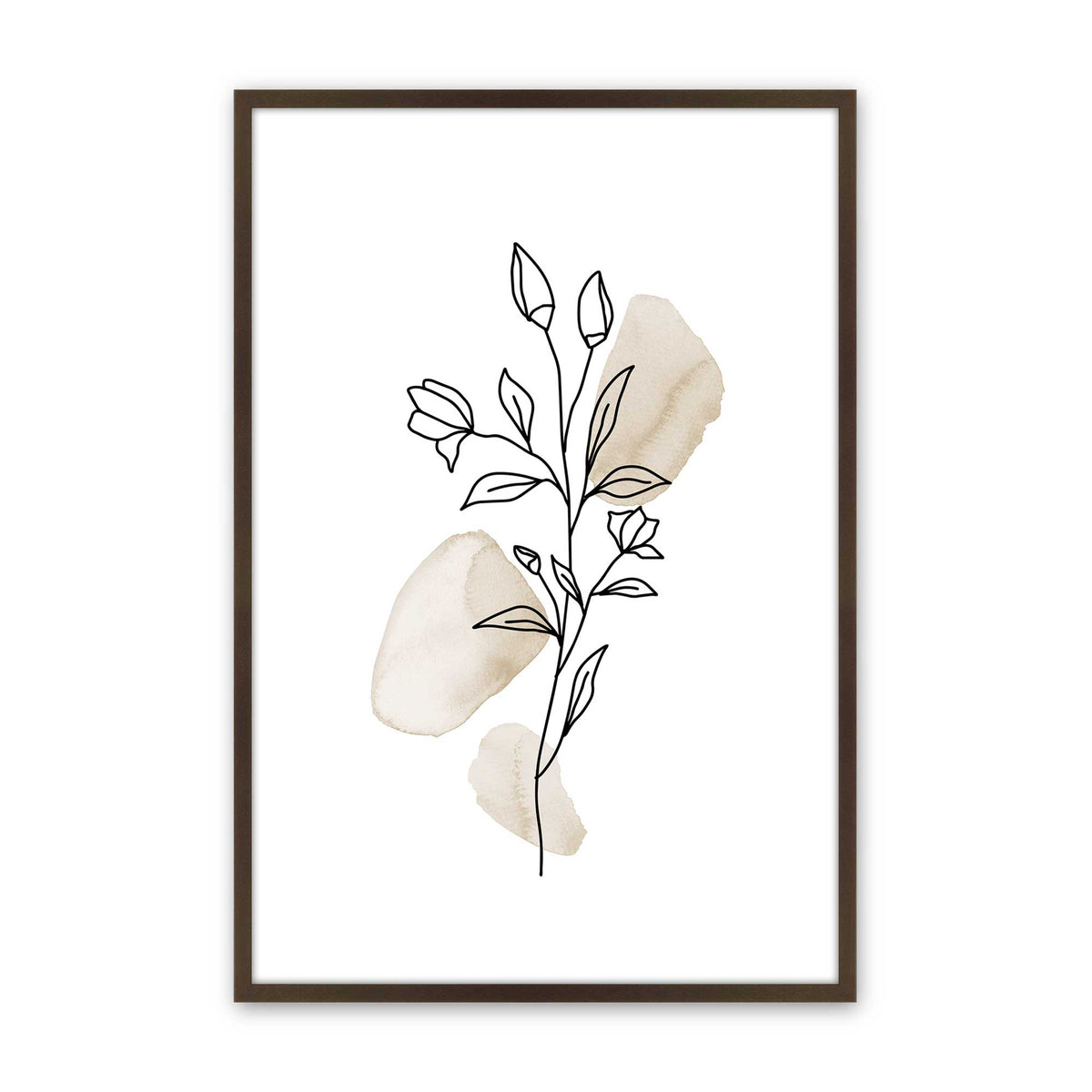Chill Flower Sketches Set of 3 At Prints