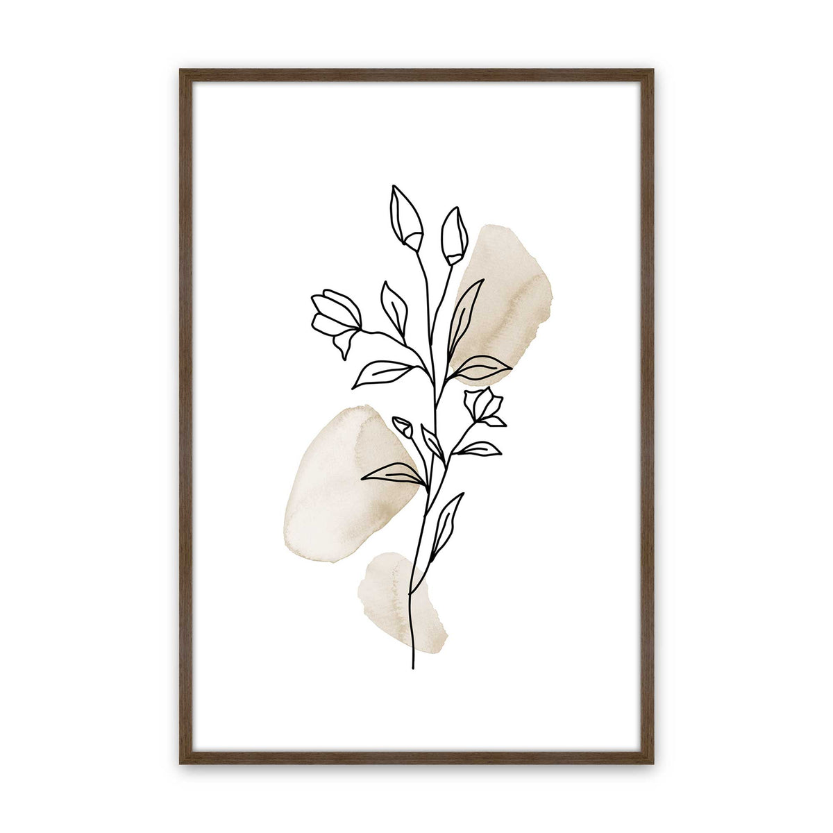 Chill Flower Sketches Set of 3 At Prints