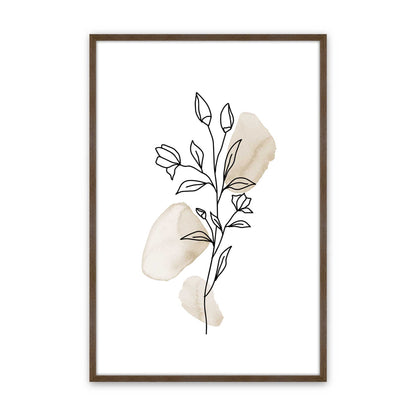 Chill Flower Sketches Set of 3 At Prints