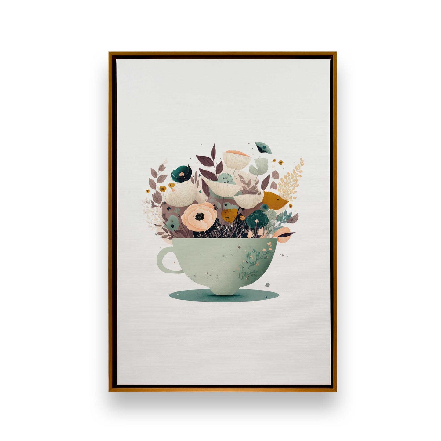 [Color:Polished Gold], Picture of art in a Polished Gold frame