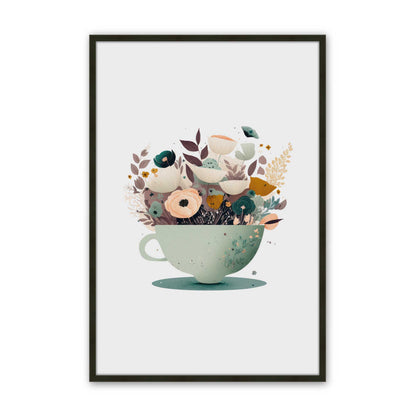 [Color:Satin Black], Picture of art in a Satin Black frame