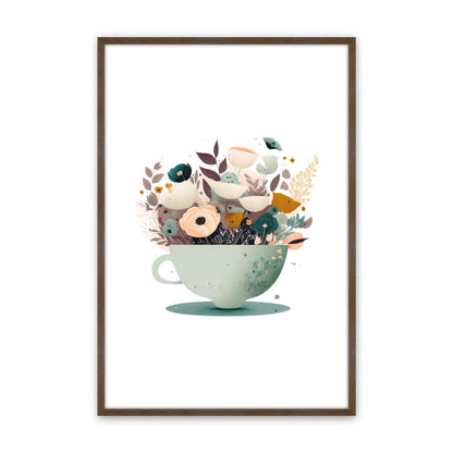[Color:Walnut], Picture of art in a Walnut frame