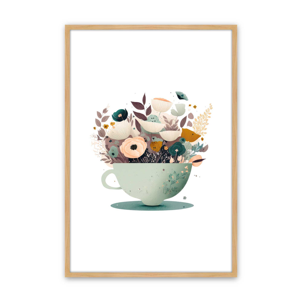 [Color:American Maple], Picture of art in a American Maple frame