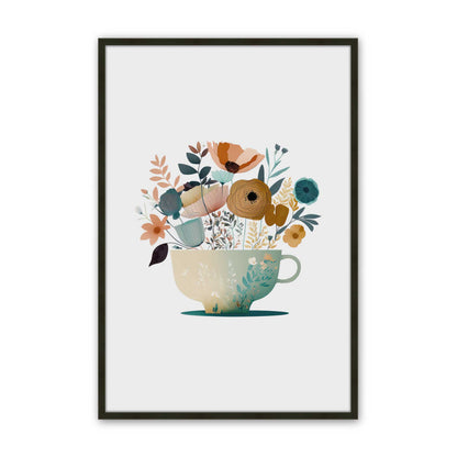 [Color:Satin Black], Picture of art in a Satin Black frame