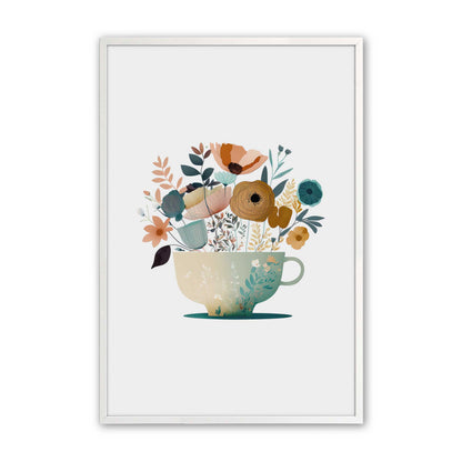 [Color:Opaque White], Picture of art in an Opaque White frame