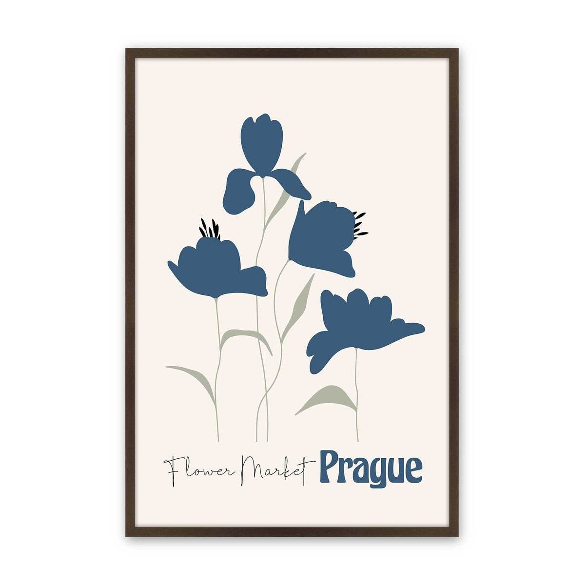 [Color:Belvinder Brown], Picture of art in a Belvinder Brown frame