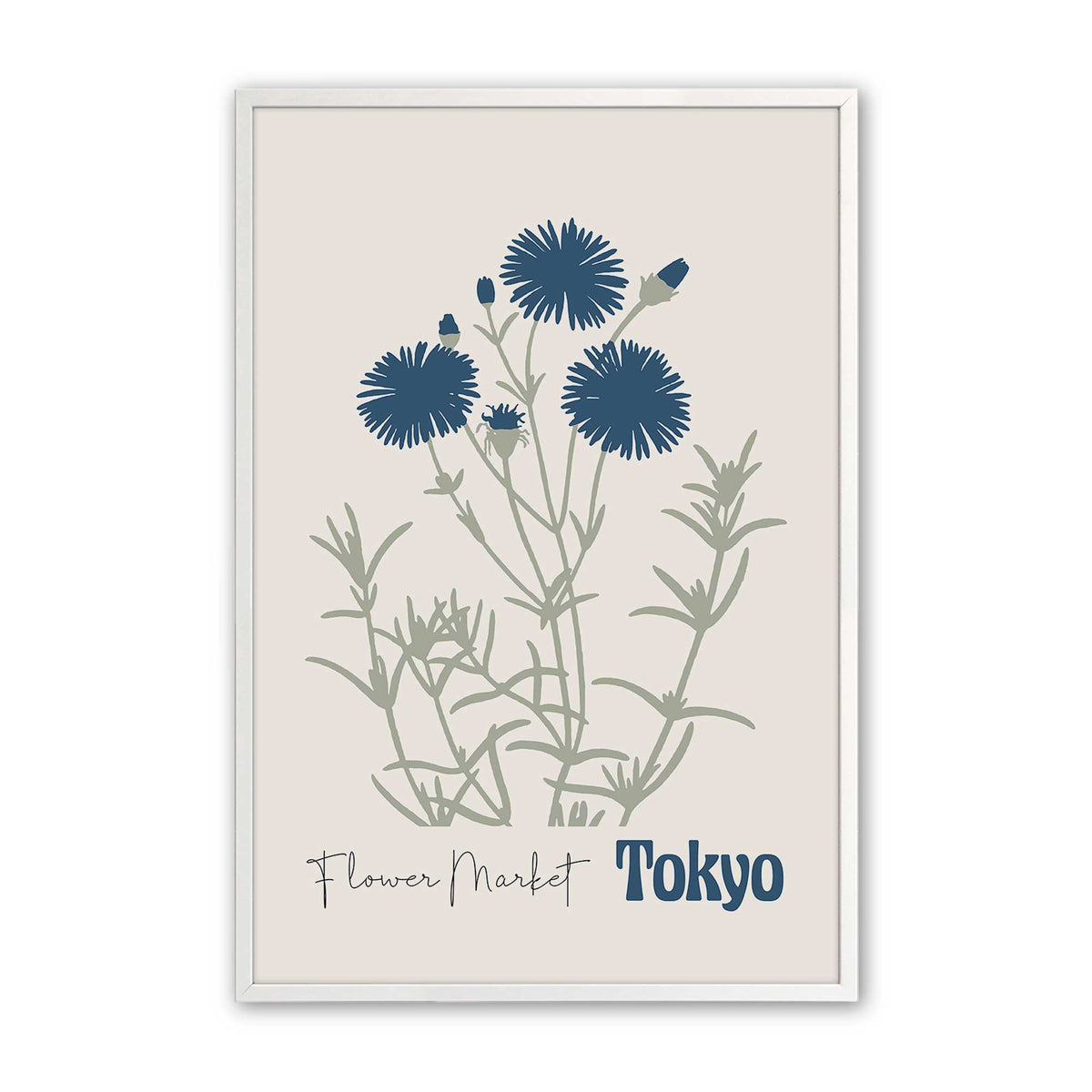 [Color:Opaque White], Picture of art in a Opaque White frame