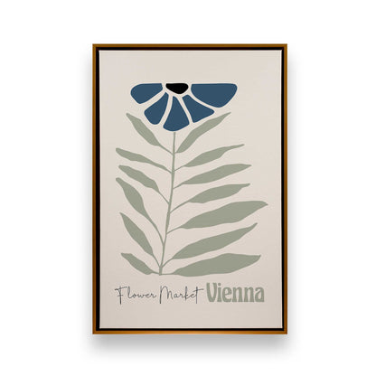 Blue Global Blooms, Set of 3 Canvas Prints