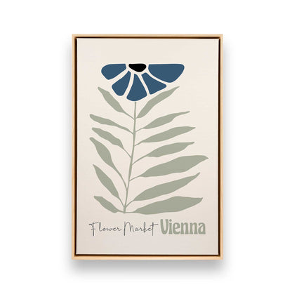Blue Global Blooms, Set of 3 Canvas Prints