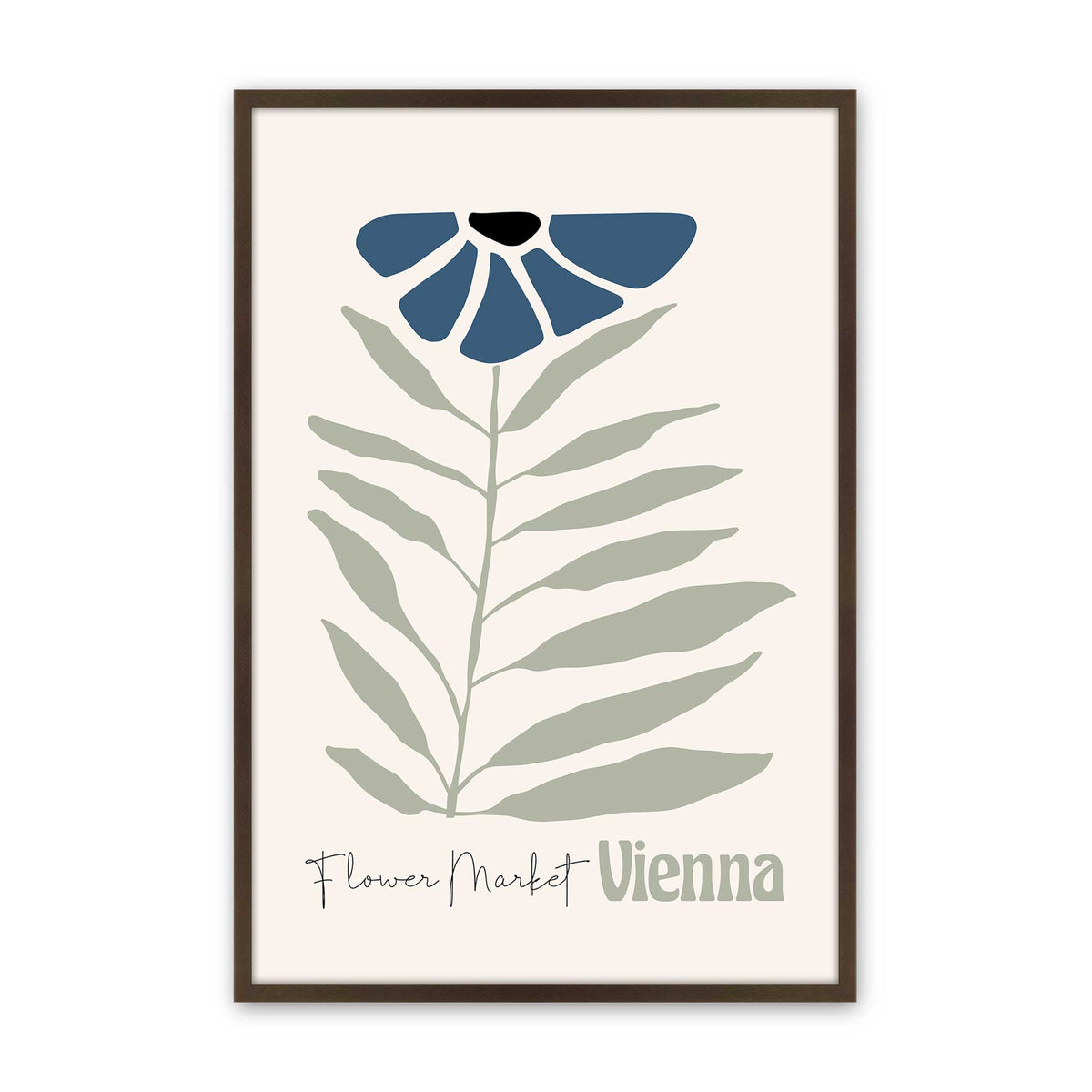 Blue Global Blooms Set of 3 At Prints
