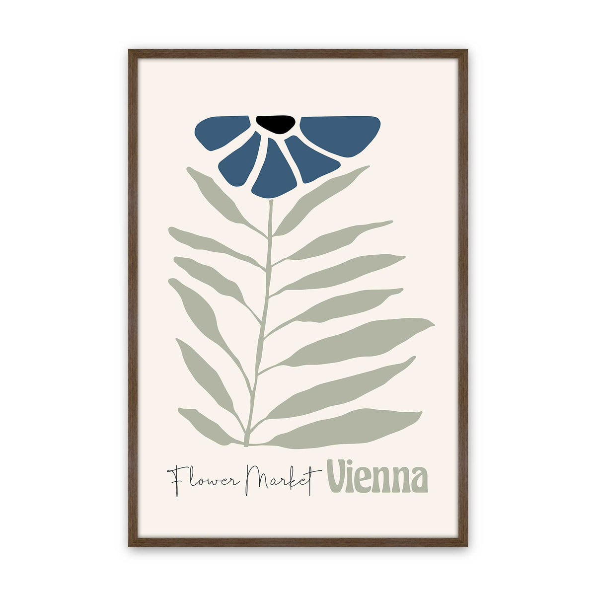 Blue Global Blooms Set of 3 At Prints