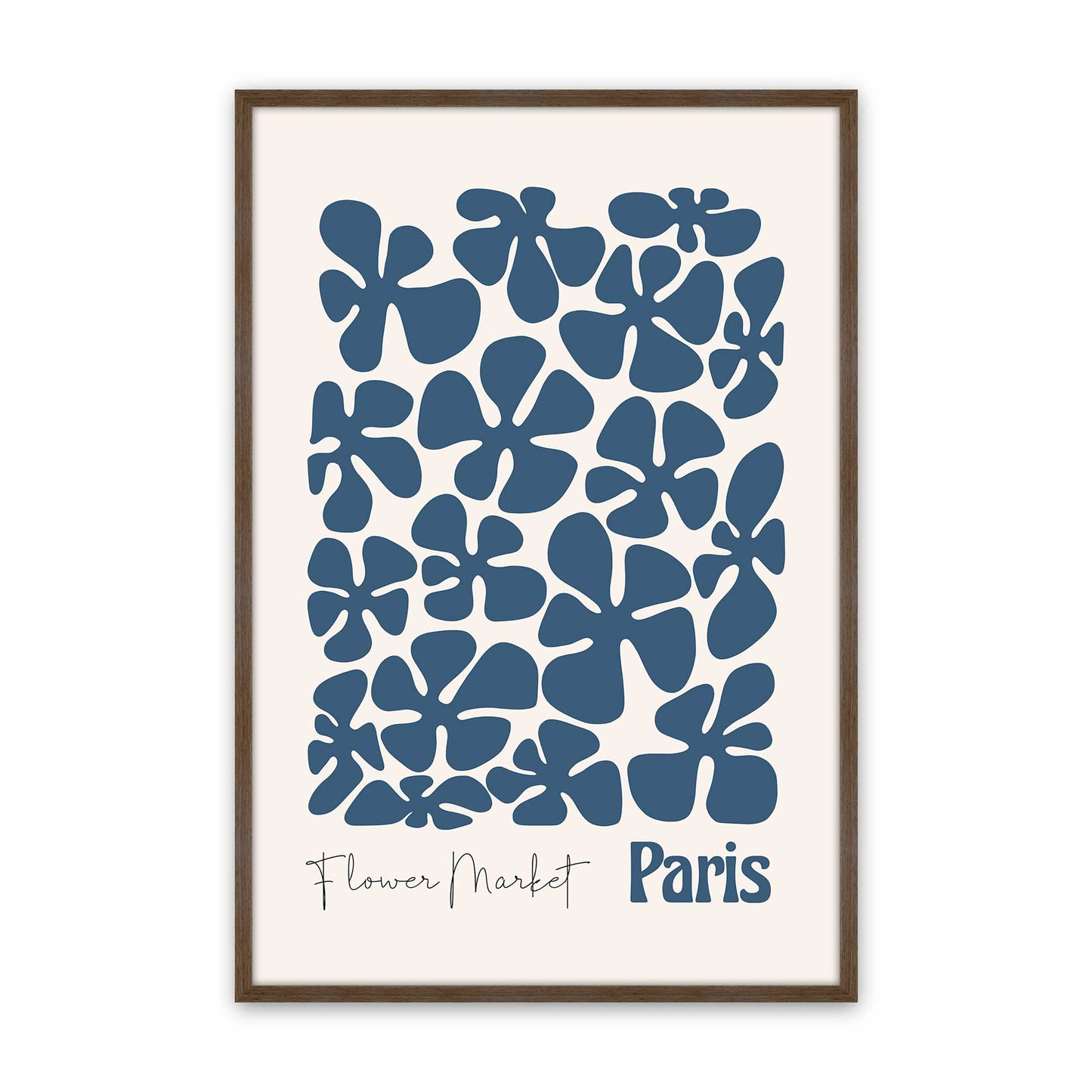 [Color:Walnut], Picture of art in a Walnut frame