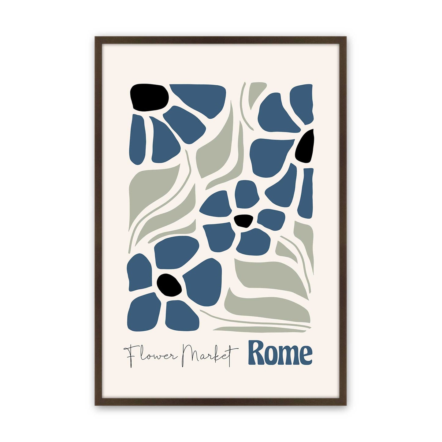 [Color:Belvinder Brown], Picture of art in a Belvinder Brown frame