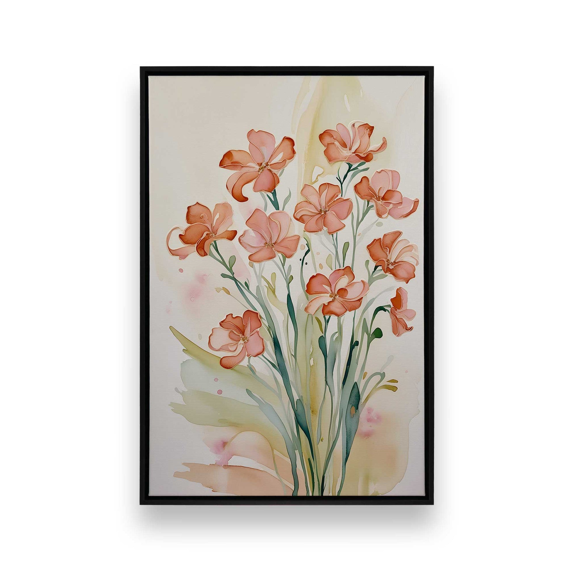 [Color:Satin Black], Picture of art in a Satin Black frame