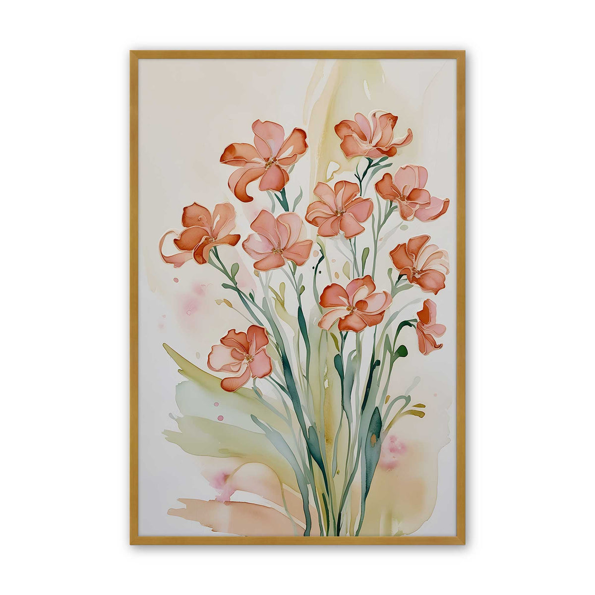 [Color:Polished Gold], Picture of art in a Polished Gold frame