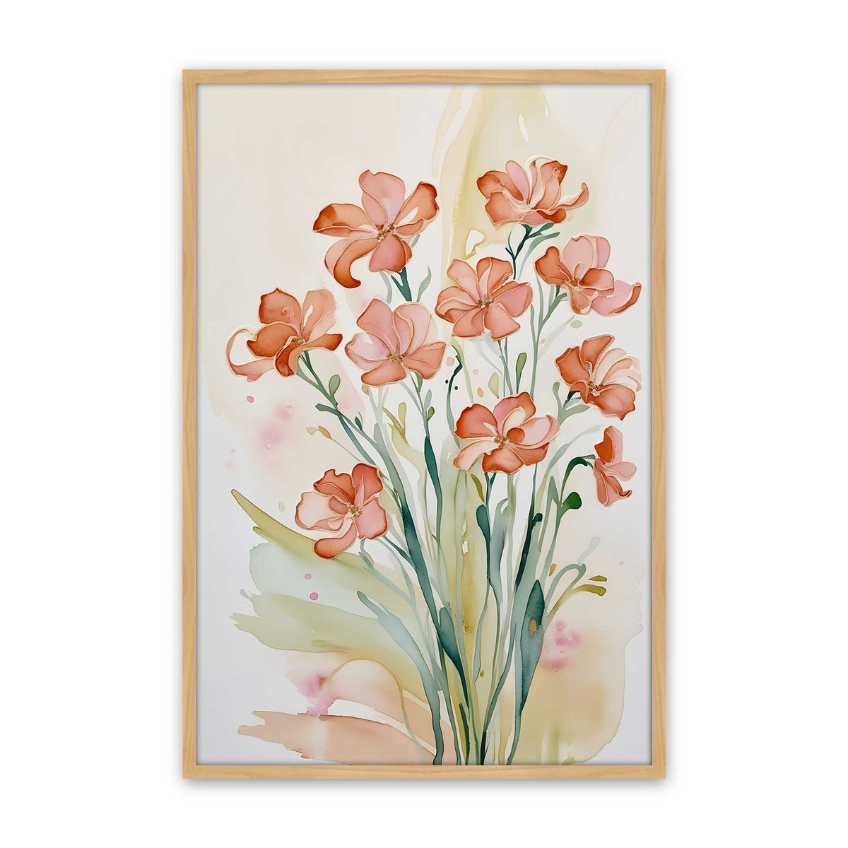 [Color:American Maple], Picture of art in a American Maple frame