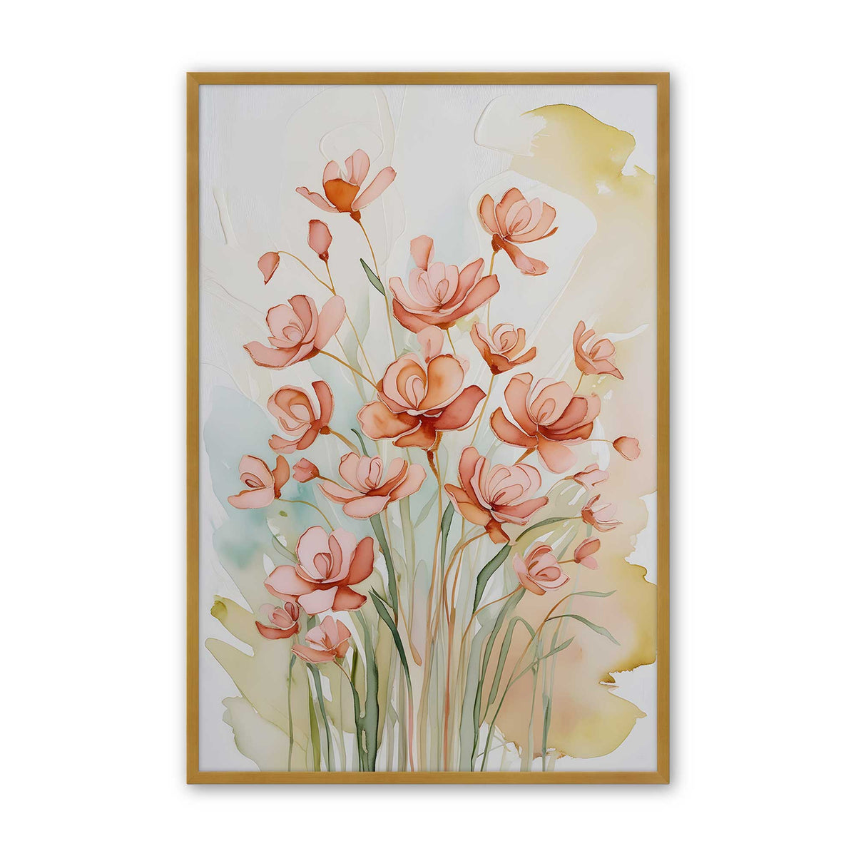[Color:Polished Gold], Picture of art in a Polished Gold frame
