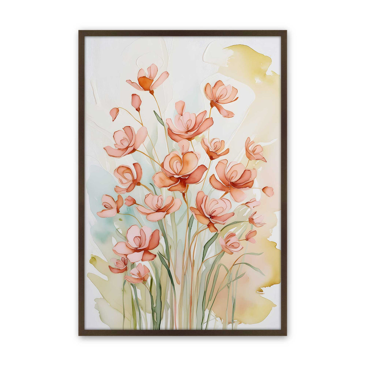 [Color:Belvinder Brown], Picture of art in a Belvinder Brown frame