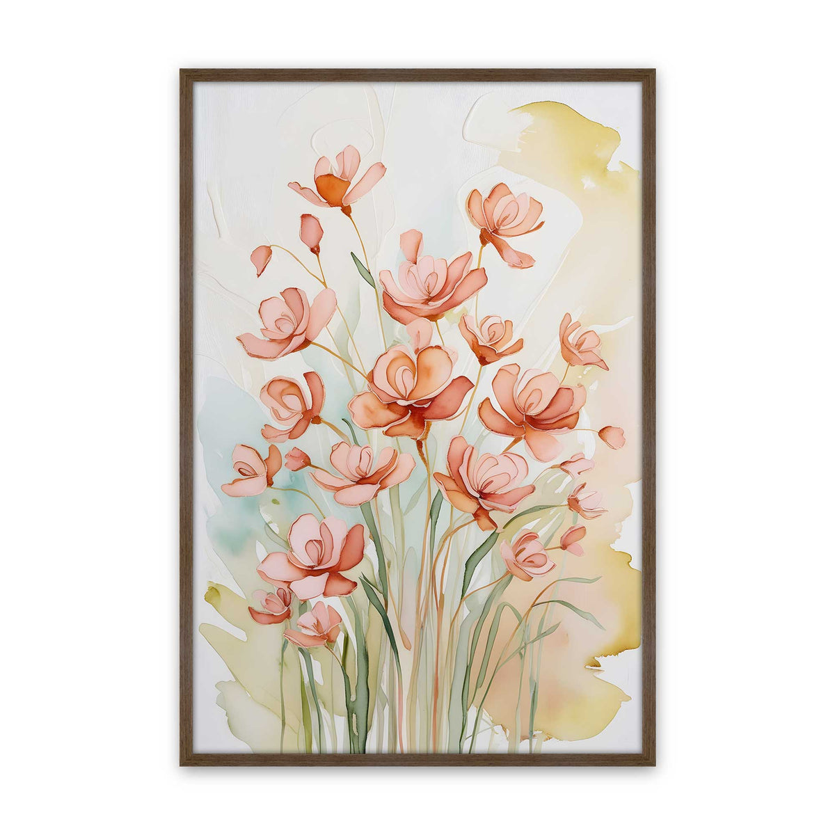 [Color:Walnut], Picture of art in a Walnut frame
