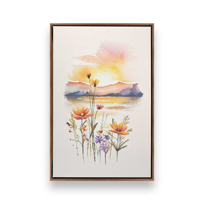 [Color:Walnut], Picture of art in a Walnut frame
