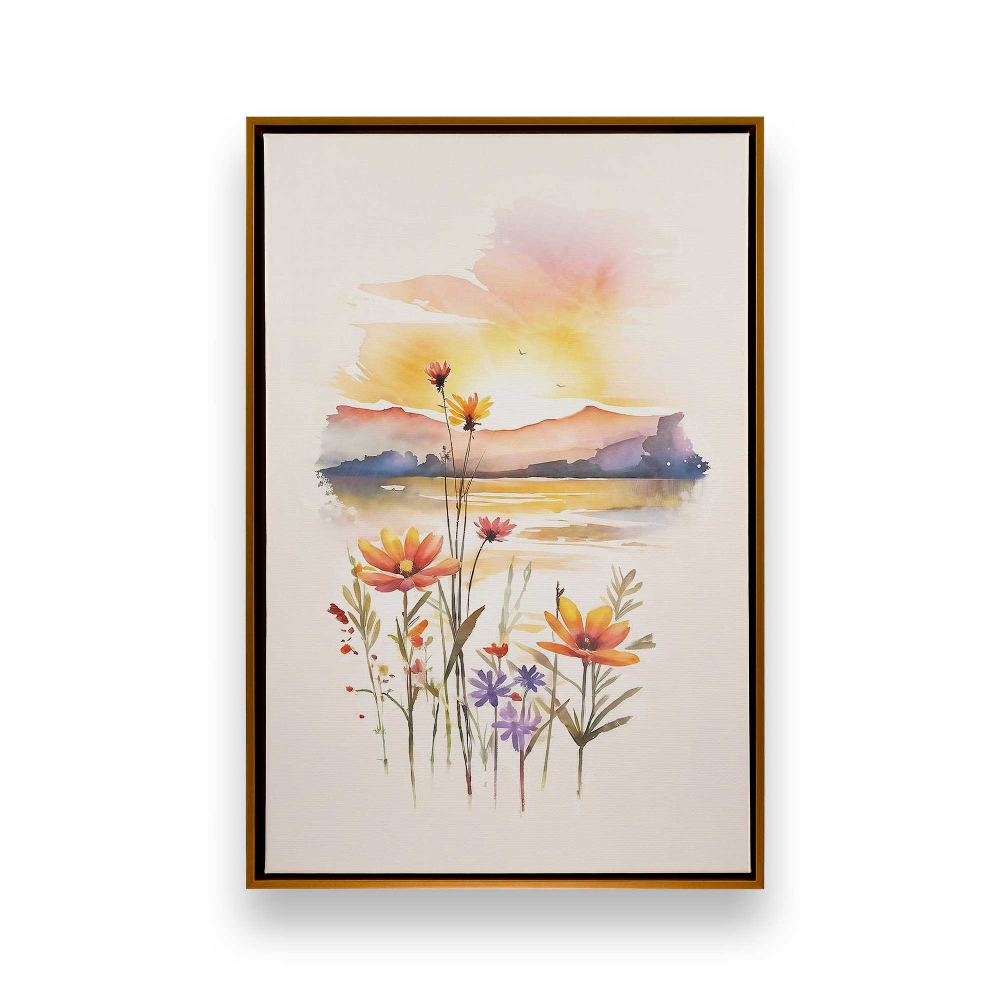 [Color:Polished Gold], Picture of art in a Polished Gold frame