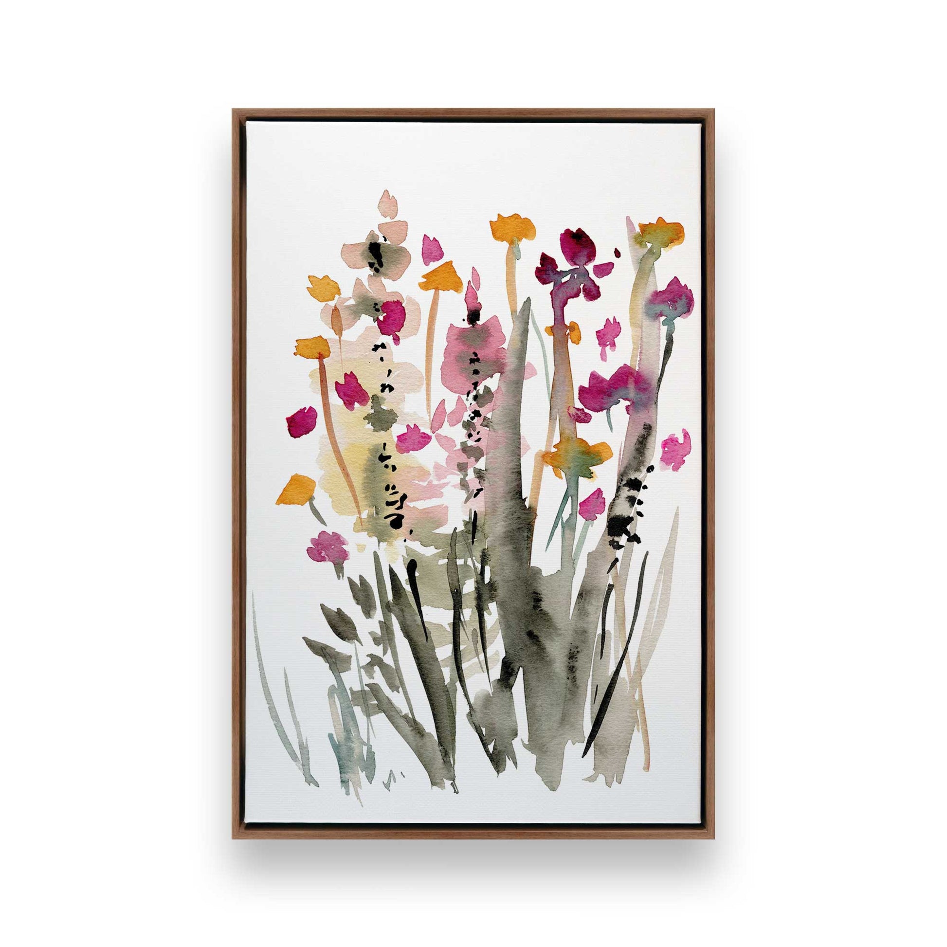[Color:Walnut], Picture of art in a Walnut frame