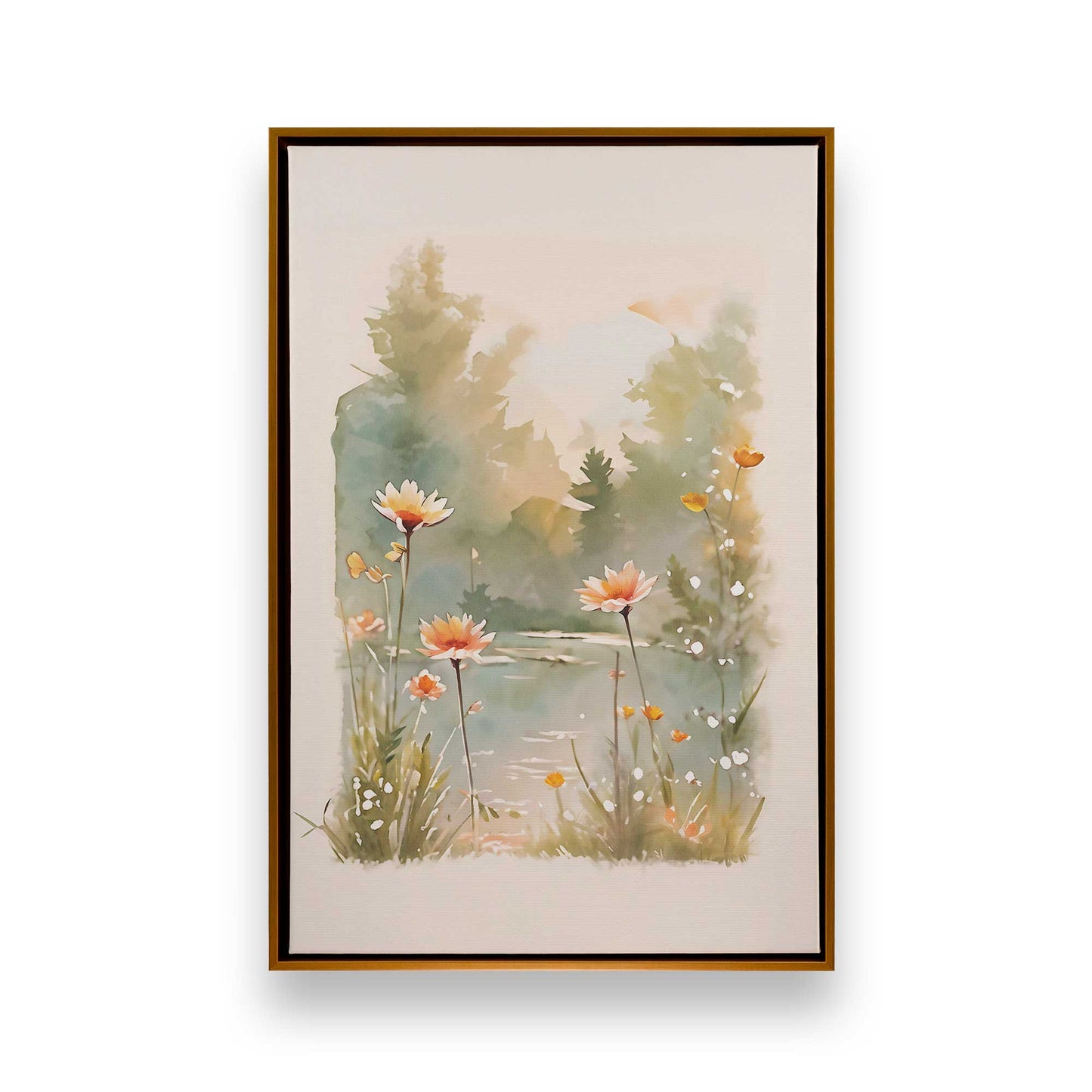 [Color:Polished Gold], Picture of art in a Polished Gold frame